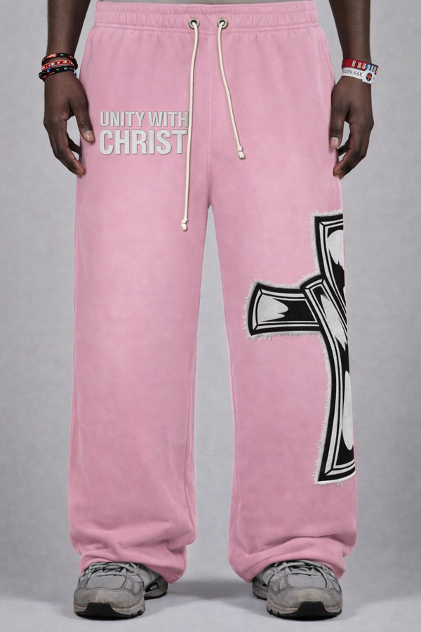 Pink "UNITY" Sweatpants