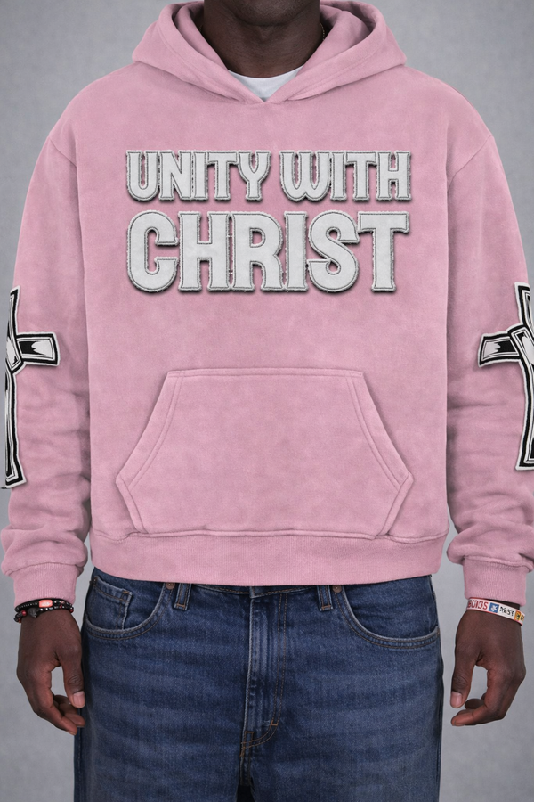Pink"UNITY" Hoodie