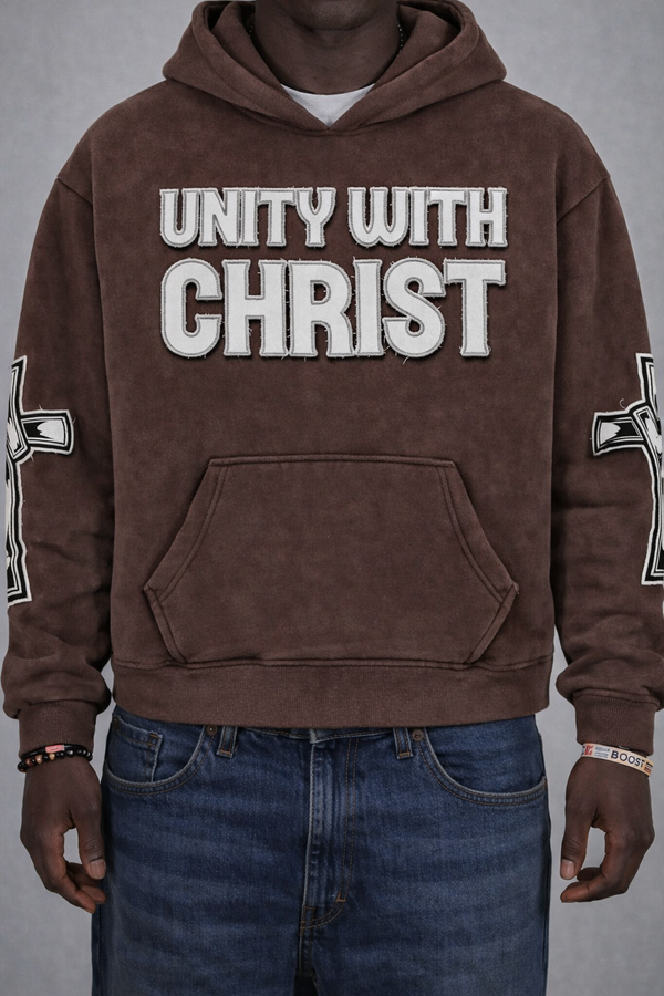 Brown "UNITY" Hoodie